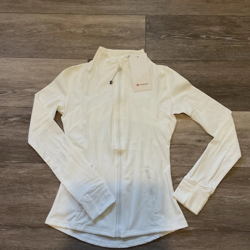 White Lululemon Define Jacket Size 6